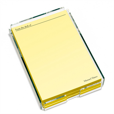 Large Desk of 4x6 Post-it® Notes